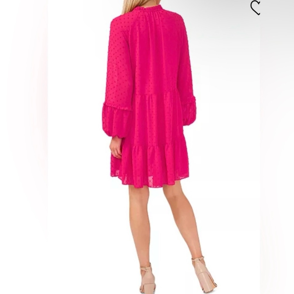 Pink Boho Peasant Dress